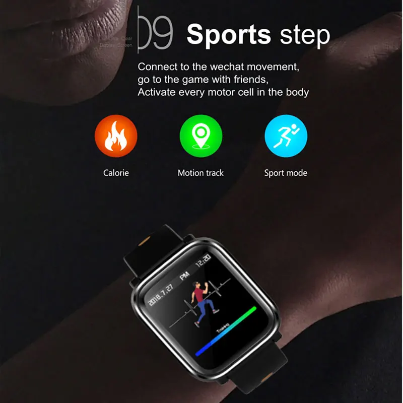 Новый модный смарт браслет пульсометр артериальное давление мониторинг сна