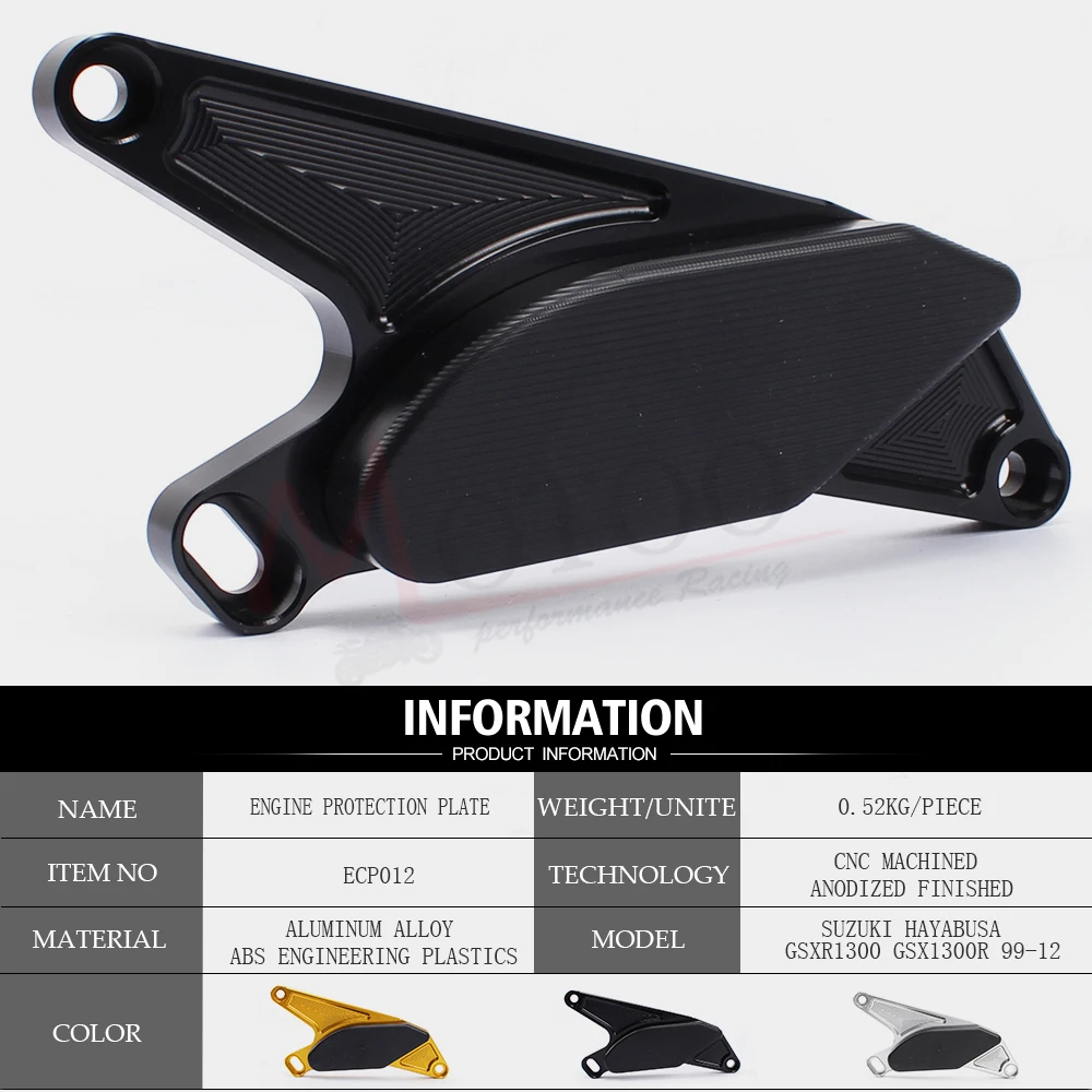 Motoo - Motorcycle Engine Saver Stator Case Guard Cover Slider Protector for Suzuki Hayabusa GSXR1300 GSX1300R 1999-2012 | Автомобили и