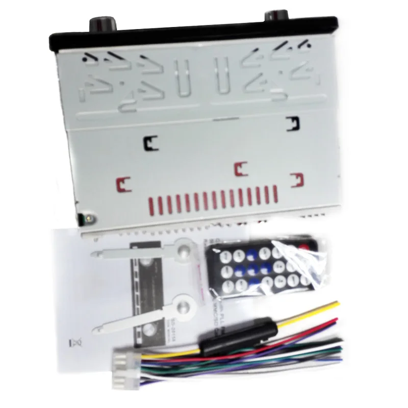 12 V автомобиль радио BLUETOOTH FM Радио Вход AUX стерео аудио In dash USB/SD MP3 1 Din я репродуктор