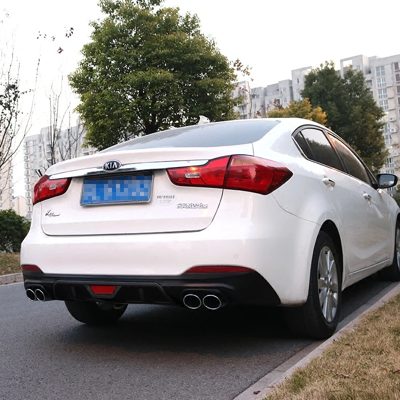 Для Kia Forte Body kit спойлер 2013- для Kia Forte K3 ABS задний спойлер передний бампер диффузор защитные бамперы