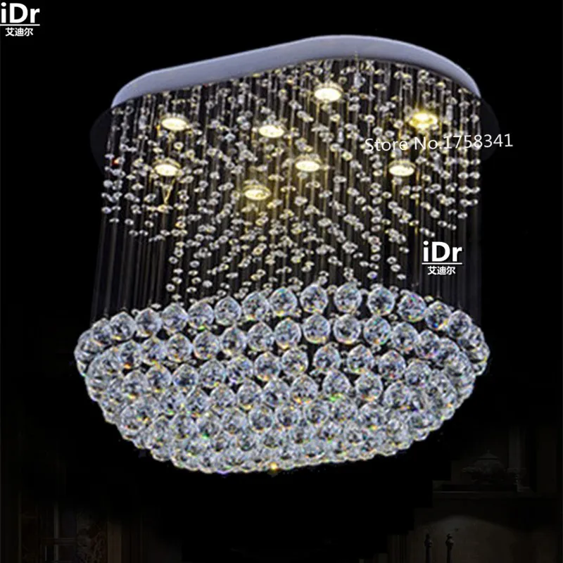 Новый список современный дизайн большая люстра кристалл Роскошные фойе люстры