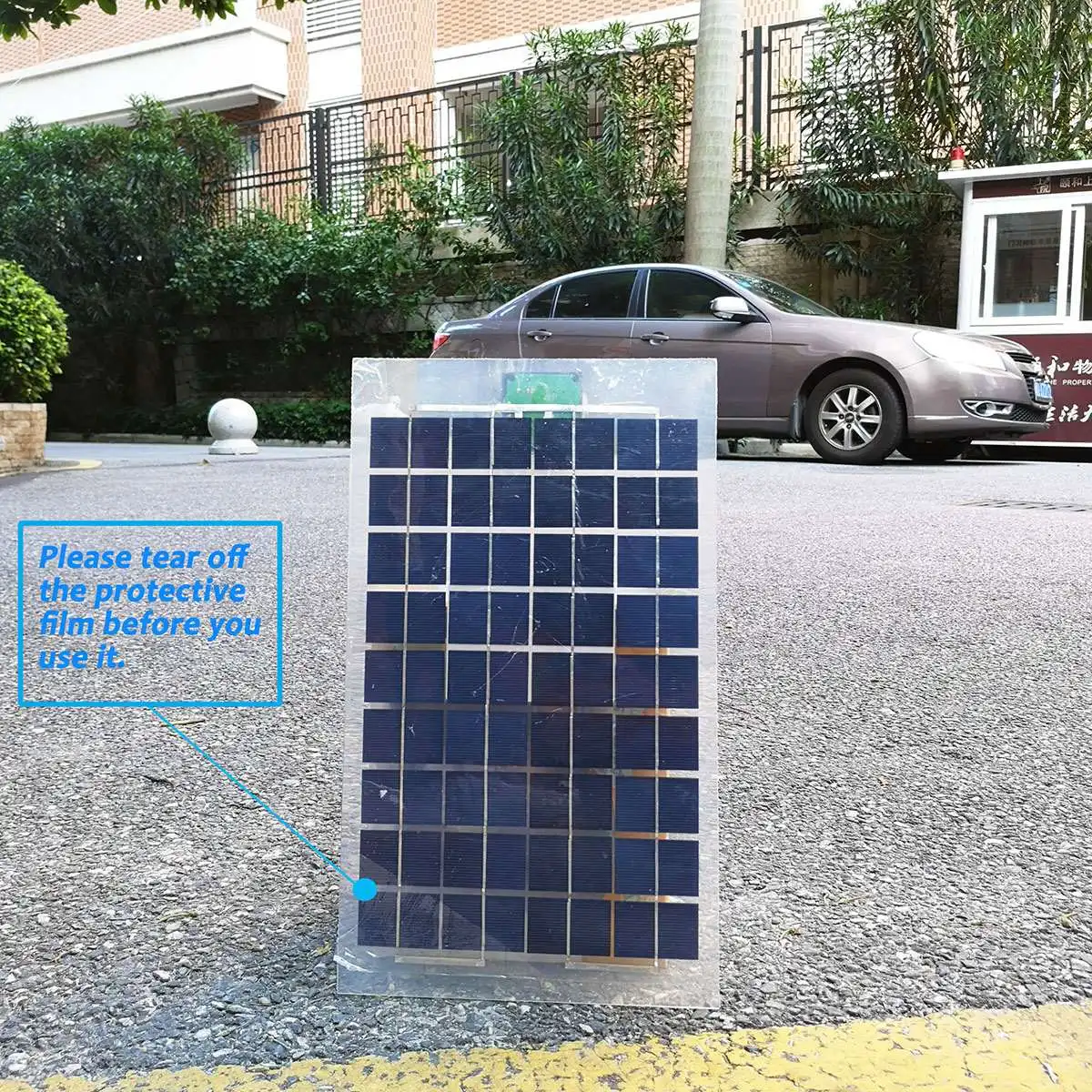 Sunpower 10 Вт 12 В поликристаллическая солнечная панель солнечная батарея поли солнечный модуль зарядное устройство с 2 зажимами типа «крокодил» и кабелем 4 м