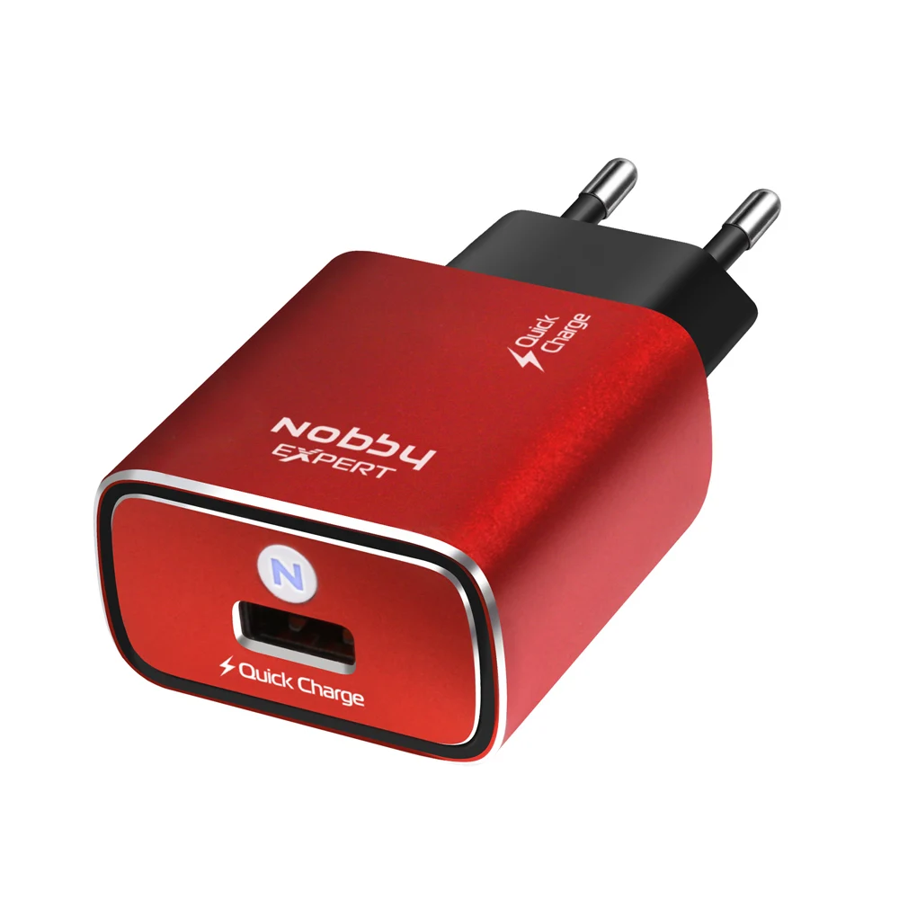 Сетевое зарядное устройство Nobby Expert NBE TC 30 01 USB прочное надежное зу