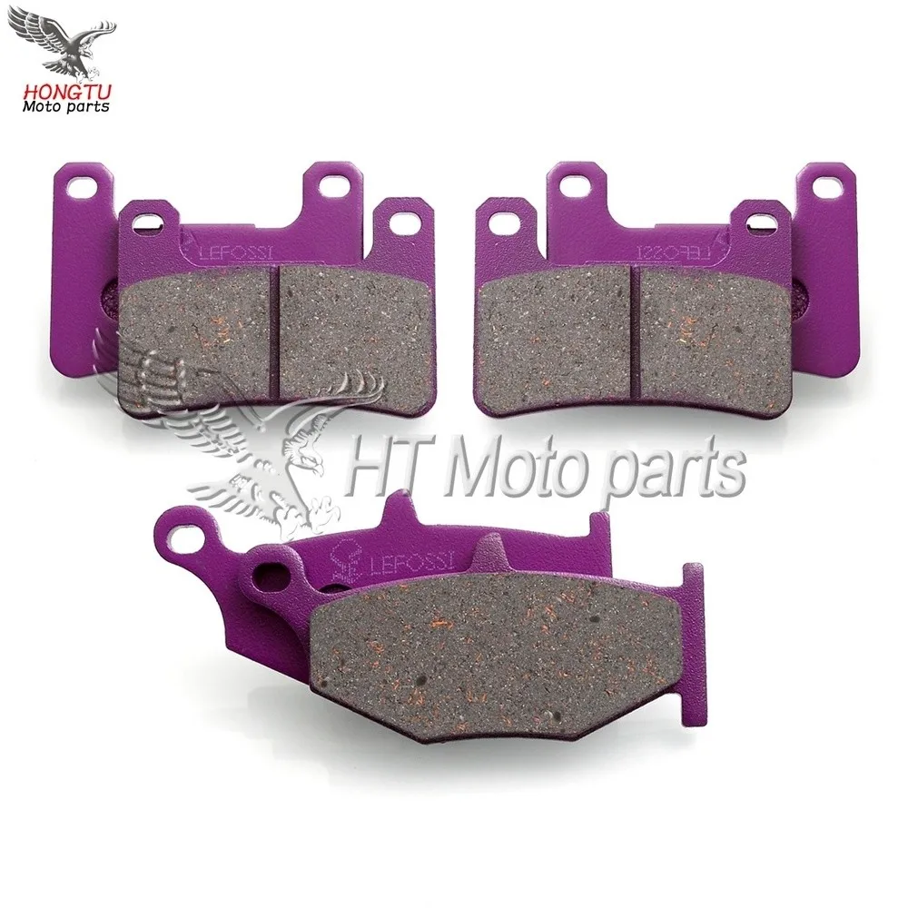 Мотоциклетные Углеродные передние/задние тормозные колодки для Suzuki GSXR600 750 2006 2010