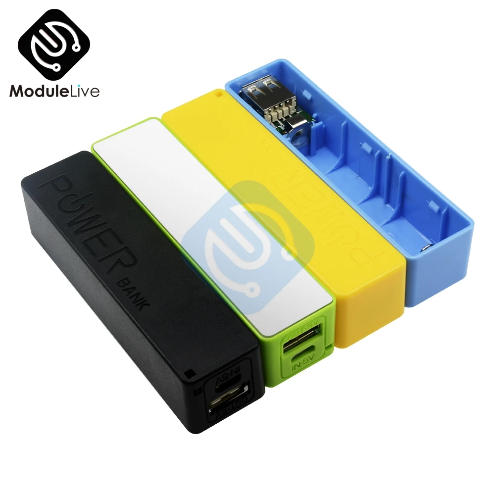 Чехол для внешнего аккумулятора USB 18650 зарядное устройство самостоятельной