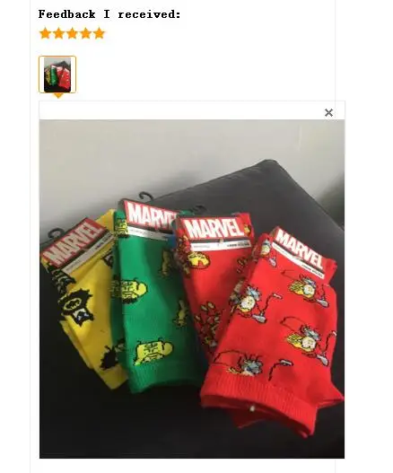 Герой комиксов Marvel General/Носки Теплые повседневные носки до колена с рисунком Железного человека Капитана Америки