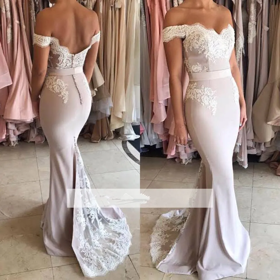 Новое поступление вечерние платья для выпускного вечера vestido de noiva sereia платье с вырезом лодочка robe de soiree вечерние платья для выпускного вечера цвета слоновой кости кружева - Цвет: same as picture