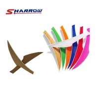 40 pieces archery arrow feather 4inch 8 color for choice king turkey feather solid color feather