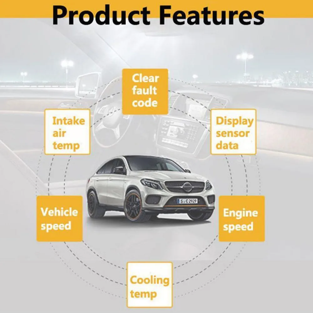 Автомобильный сканер кода OBDII EOBD CAN v310 считыватели кодов и сканирующие