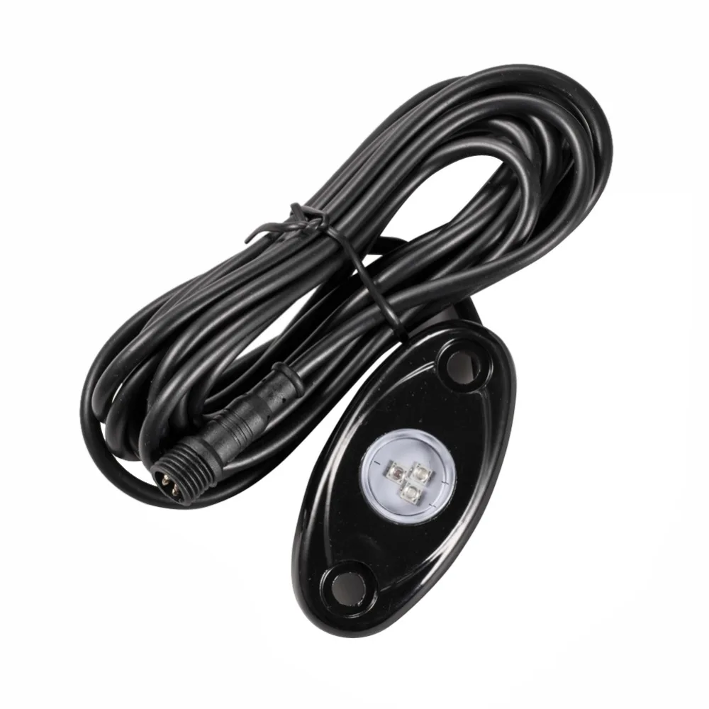 4 шт./комплект светодиодный RGB Trail Rig светильник подвес гусеничный Авто Рок лодка