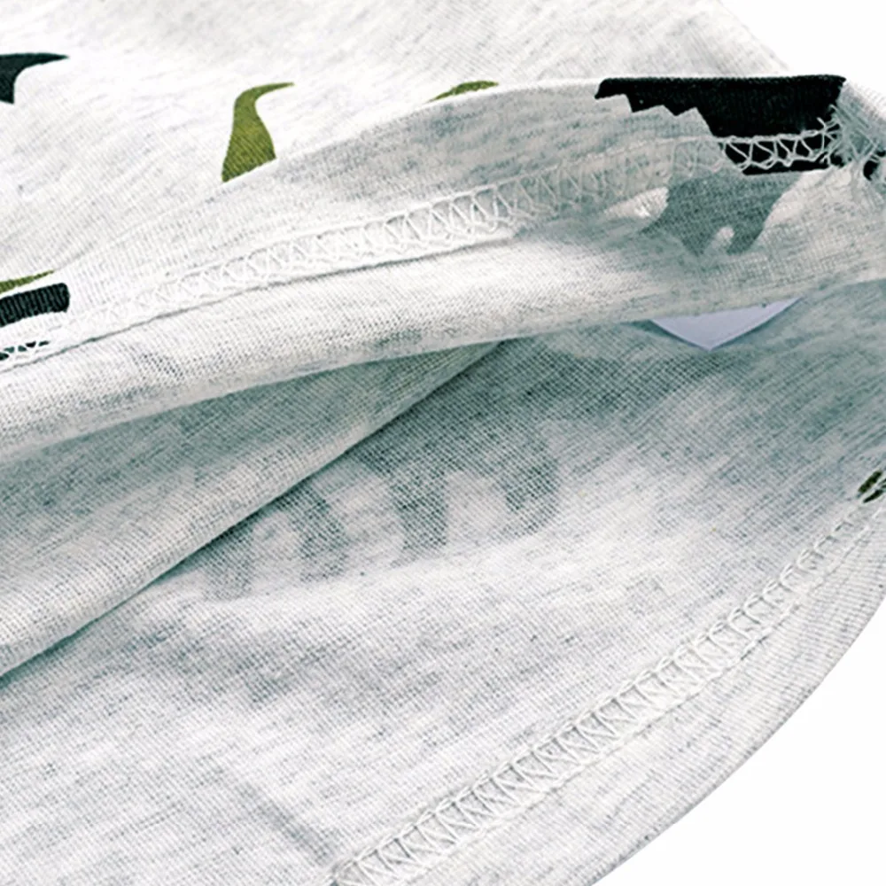 Футболка с короткими рукавами для мальчиков BINIDUCKLING летняя рубашка одежда