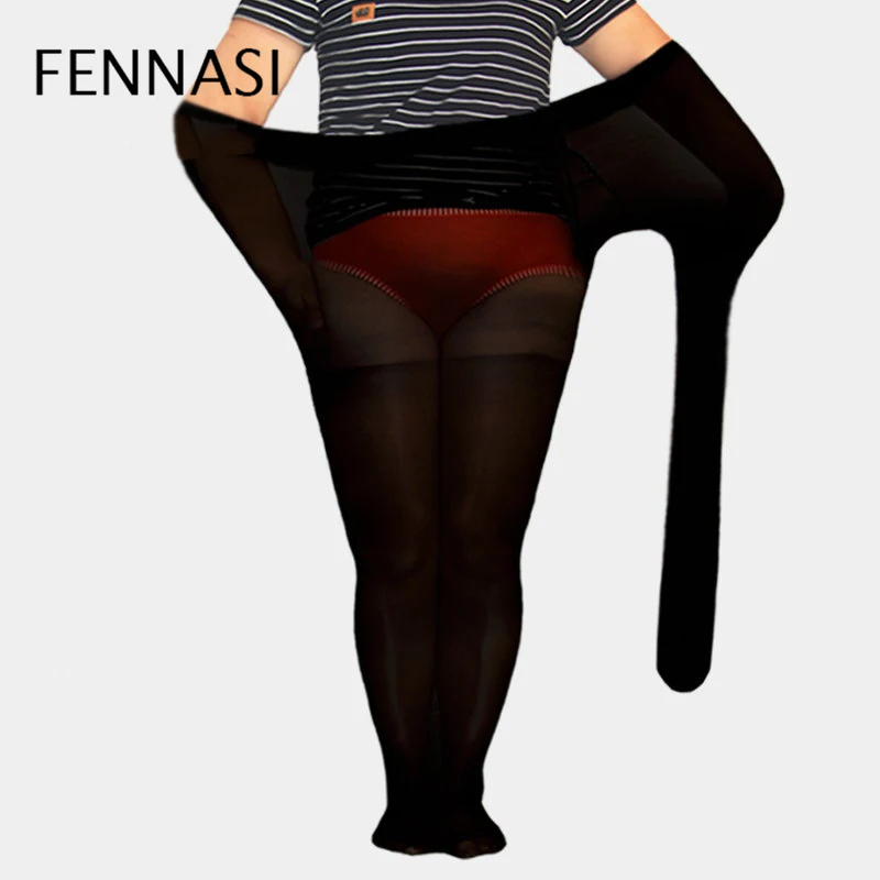 FENNASI 2018 женские колготки большого размера с удобрениями длинные прозрачные