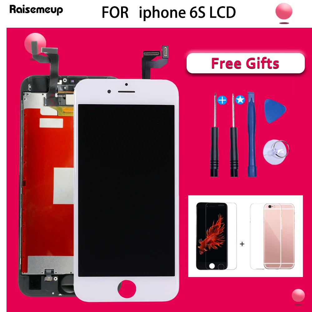 Высококачественный ЖК дисплей для iPhone 5S 6 plus экран дигитайзер сборка 6s 7 3D Замена