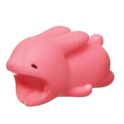 rabbit Кабель укус Cable Buddies Protector Animal Puppy Cable For Iphone Morsure Dropshipping - Цвет: rabbit