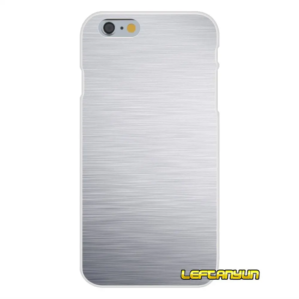 Accessories Phone Cases Covers For iPhone X 4 4S 5 5S 5C SE 6 6S 7 8 Plus Brushed Metal Textures | Мобильные телефоны и