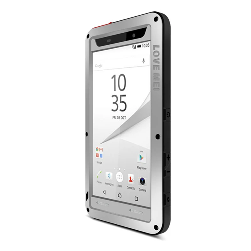 Металлический Алюминиевый Чехол LOVE MEI для Sony Xperia Z5 Compact / Mini противоударный