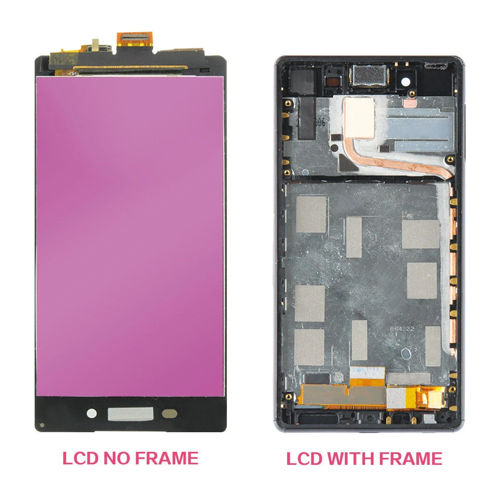 Черный Цвет 4 6 &quotдля sony Xperia Z3 компактный ЖК дисплей Дисплей мини D5803 D5833 Экран