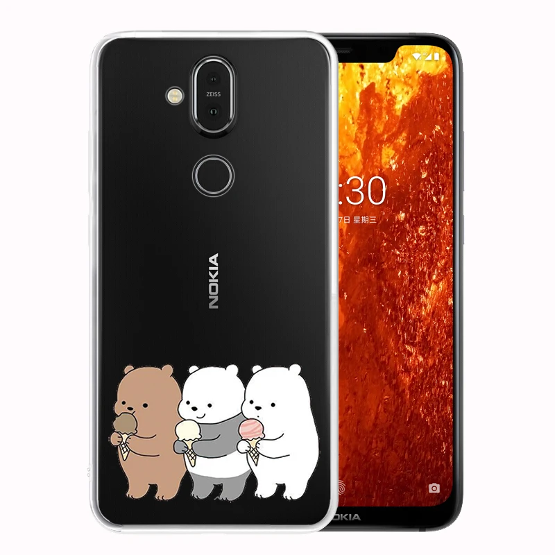 Мягкий силиконовый прозрачный ТПУ чехол для Nokia 7 2 6 X6 X7 8 1 Plus X5 9 PureView X71 прочный