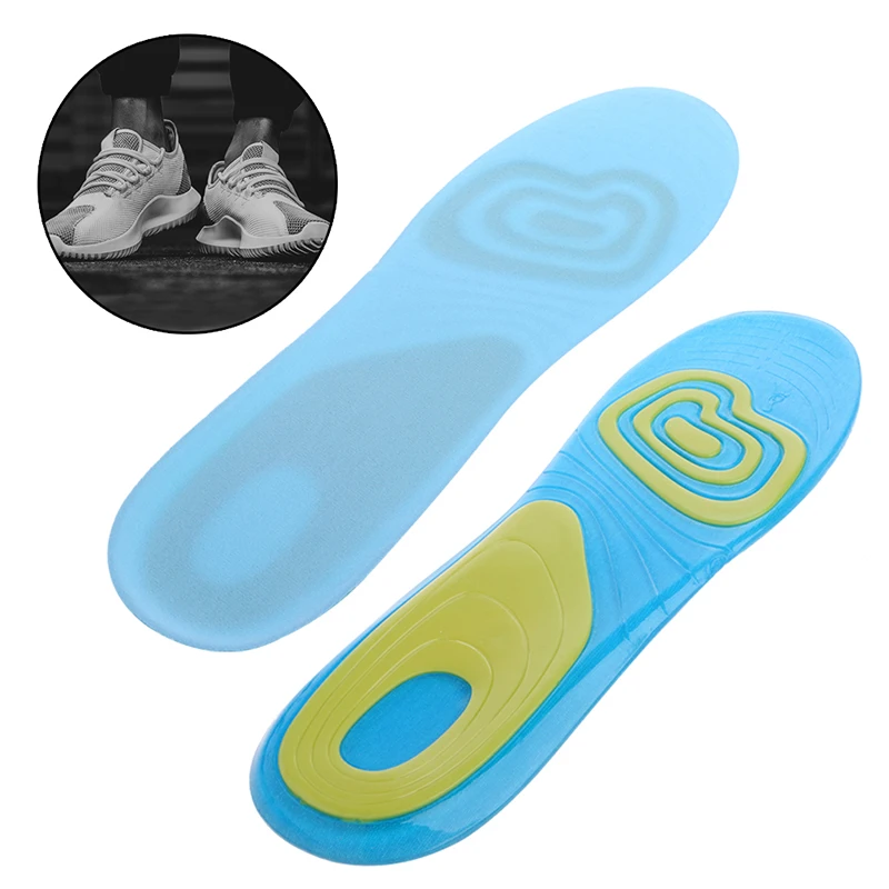 1 пара Силиконовые ортопедические стельки с поддержкой свода стопы|silicone