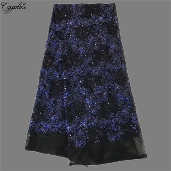 New coming party apparel French net lace fabric for sewing African cloth JNZ199(5yards/lot) free shpping | Дом и сад