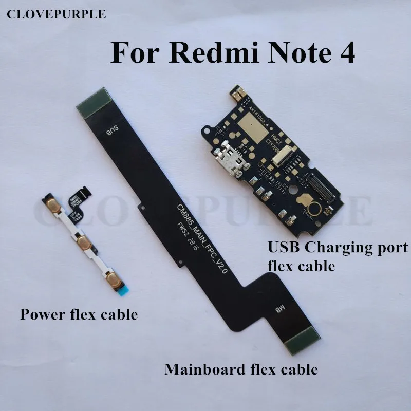 Гибкий кабель питания и зарядная Плата USB гибкий коннектор материнской платы для