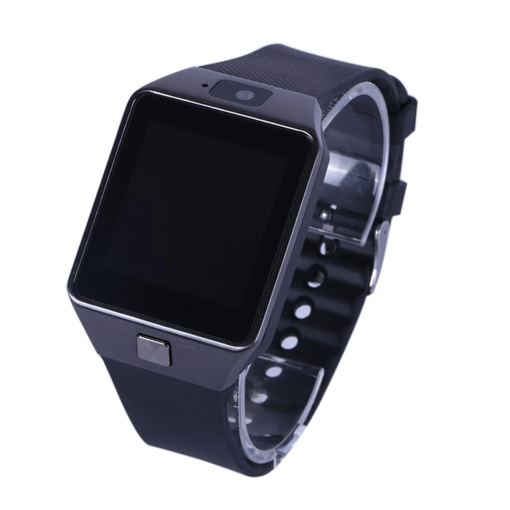 Умный Smartwatch цифровой Спорт золото смарт часы DZ09 шагомер для телефона наручные