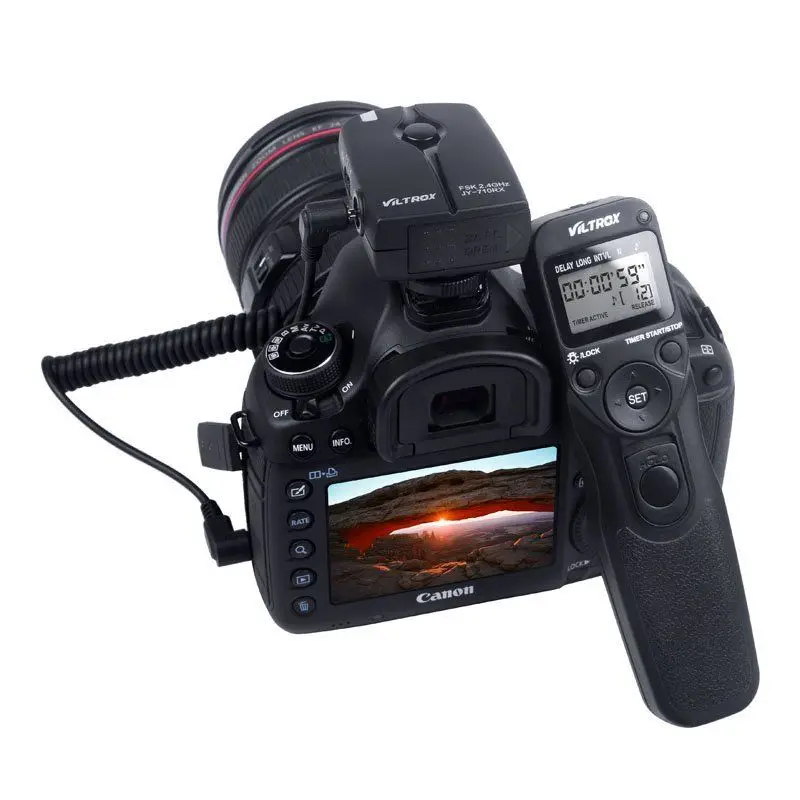 Viltrox JY 710 N2 ЖК беспроводной пульт дистанционного спуска затвора для Nikon D80