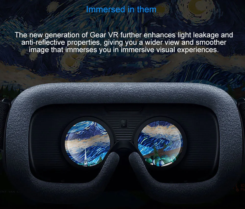 Оригинальные samsung gear VR 4,0 3D очки VR 3D коробка для смартфонов samsung Galaxy S9 S8 S8+ Note7 Note 5 S7 S6 S6edge