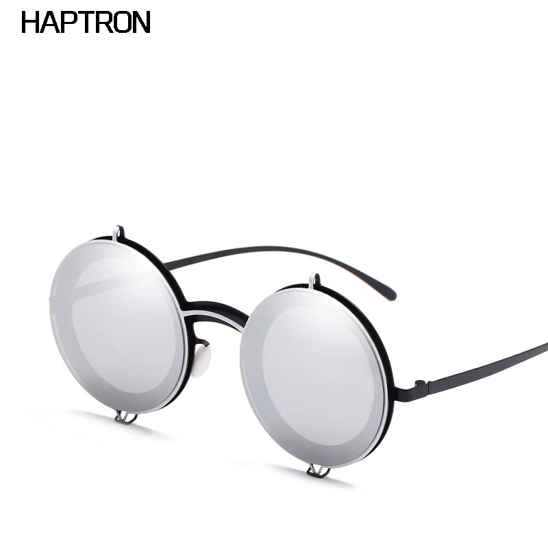 

Metal Sunglasses Gothic Steampunk Sunglasses Mens Womens Personality Fashion Retro Vintage Round Eyewear Shades Red