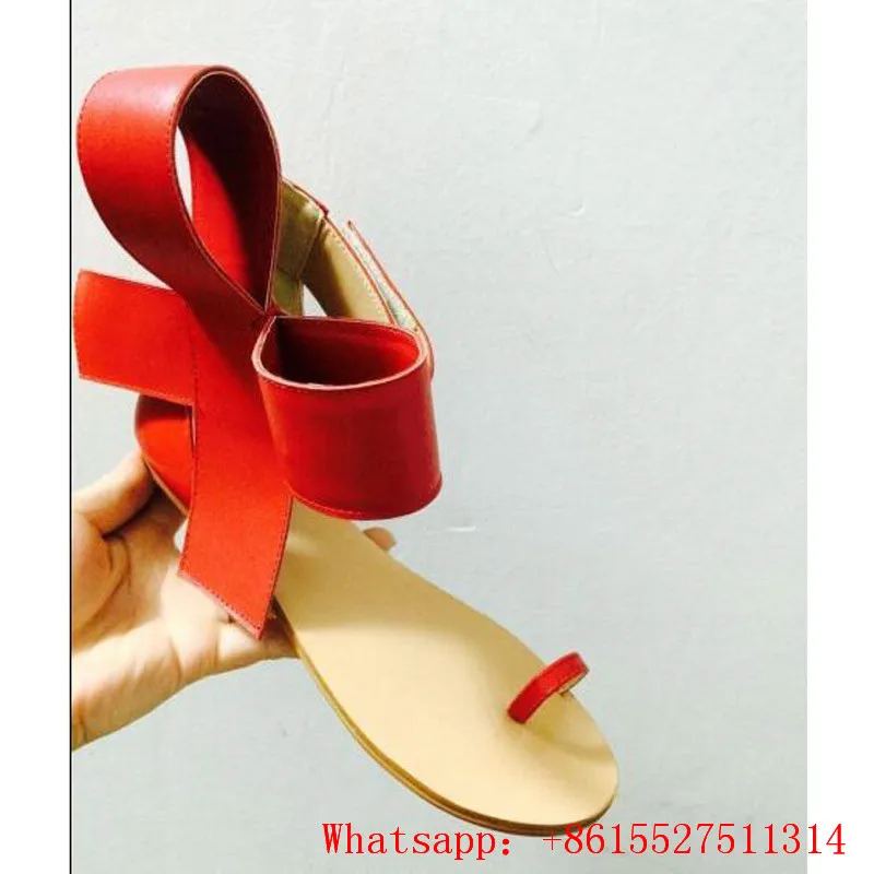 Большой Галстук-Бабочка Бабочка Узел Сандалии Женщин Мода Стринги Тапочки