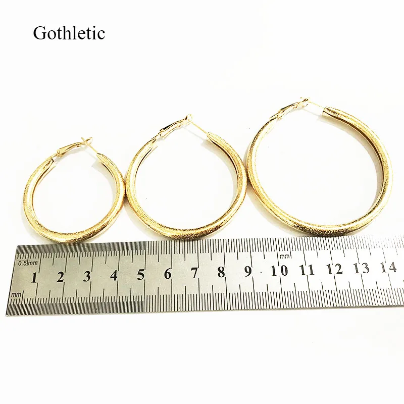 Женский Комплект сережек колец Gothletic набор из 3 пар минималистичные украшения