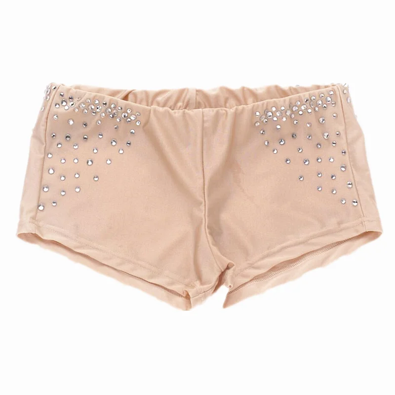 Женские танцевальные аксессуары сверкающие горячие шорты Стразы под брюки|Танец