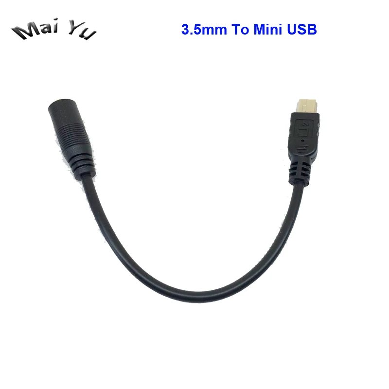 Профессиональный 3 5 мм стерео джек к Мини USB адаптер микрофонный кабель для