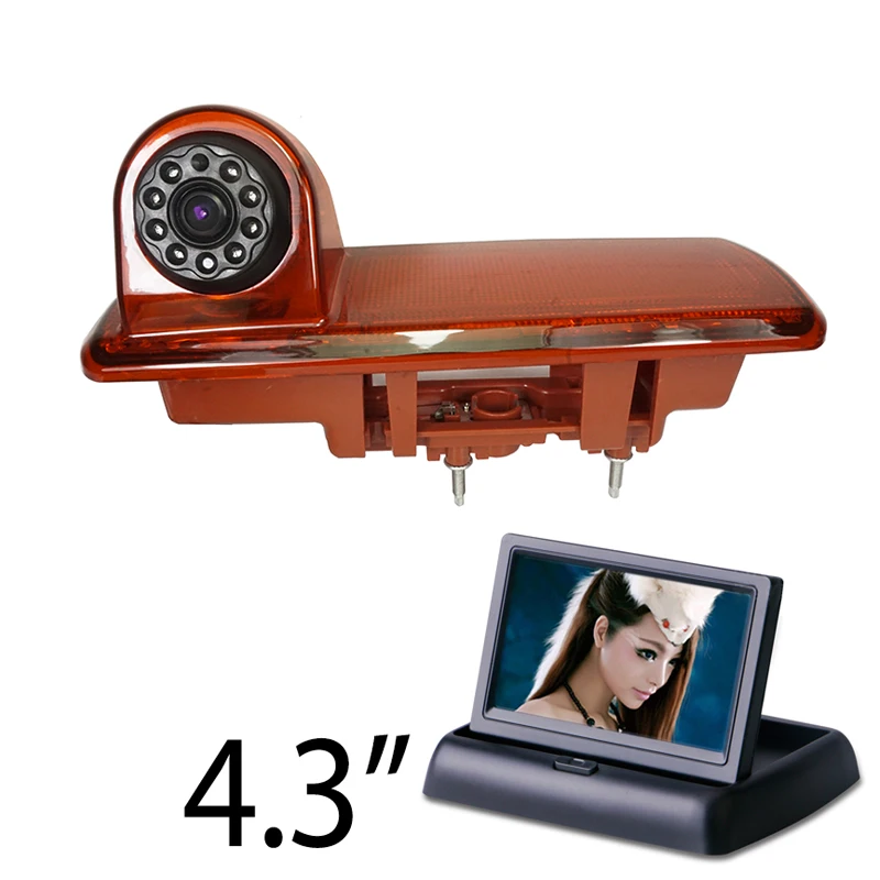 camera with 6602 CCD автомобильный стоп-сигнал задний вид камеры для Opel Vivaro VAUXHALL Renault Trafic обратная задняя камера монитор IR ночного видения - Название цвета: camera with 6602