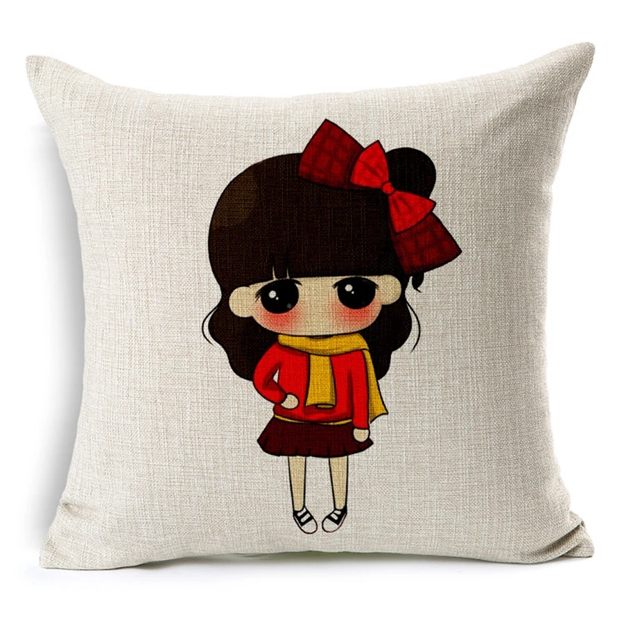 Лидер продаж наволочки для девочек с милыми рисунками из мультфильмов супер