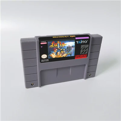 Lufia серия игр Lufia Fortress of Doom или Lufia 2 Rise of the Sinistrals-игра-картридж для ролевых игр с аккумулятором, спасательная версия для нас