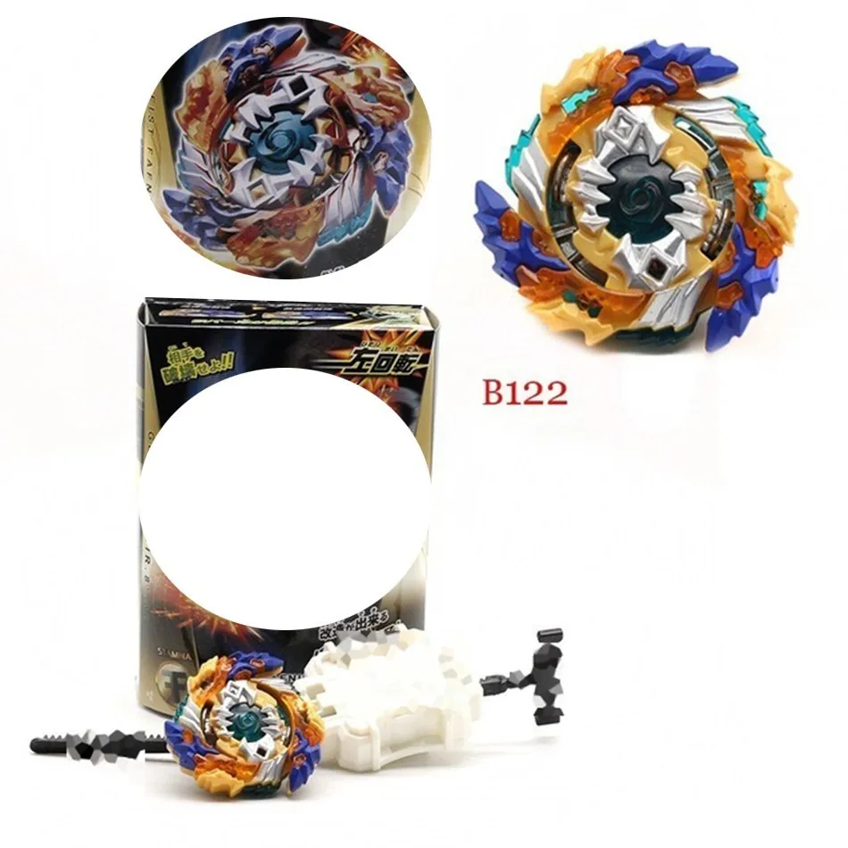 122 Волчок Beyblade Burst B-129 B127 с пусковым устройством Bayblade Bey Blade металл пластик Fusion 4d Подарочные игрушки для детей - Цвет: 122