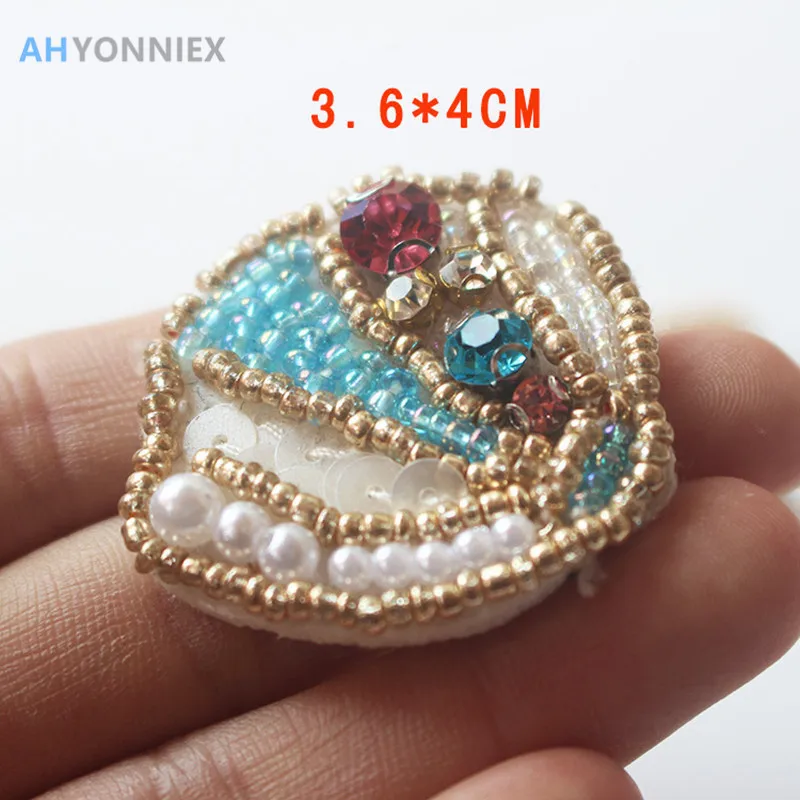 1 шт. аппликация в японском стиле ракушки бусины|patches appliques|beaded patchesapplique sew |