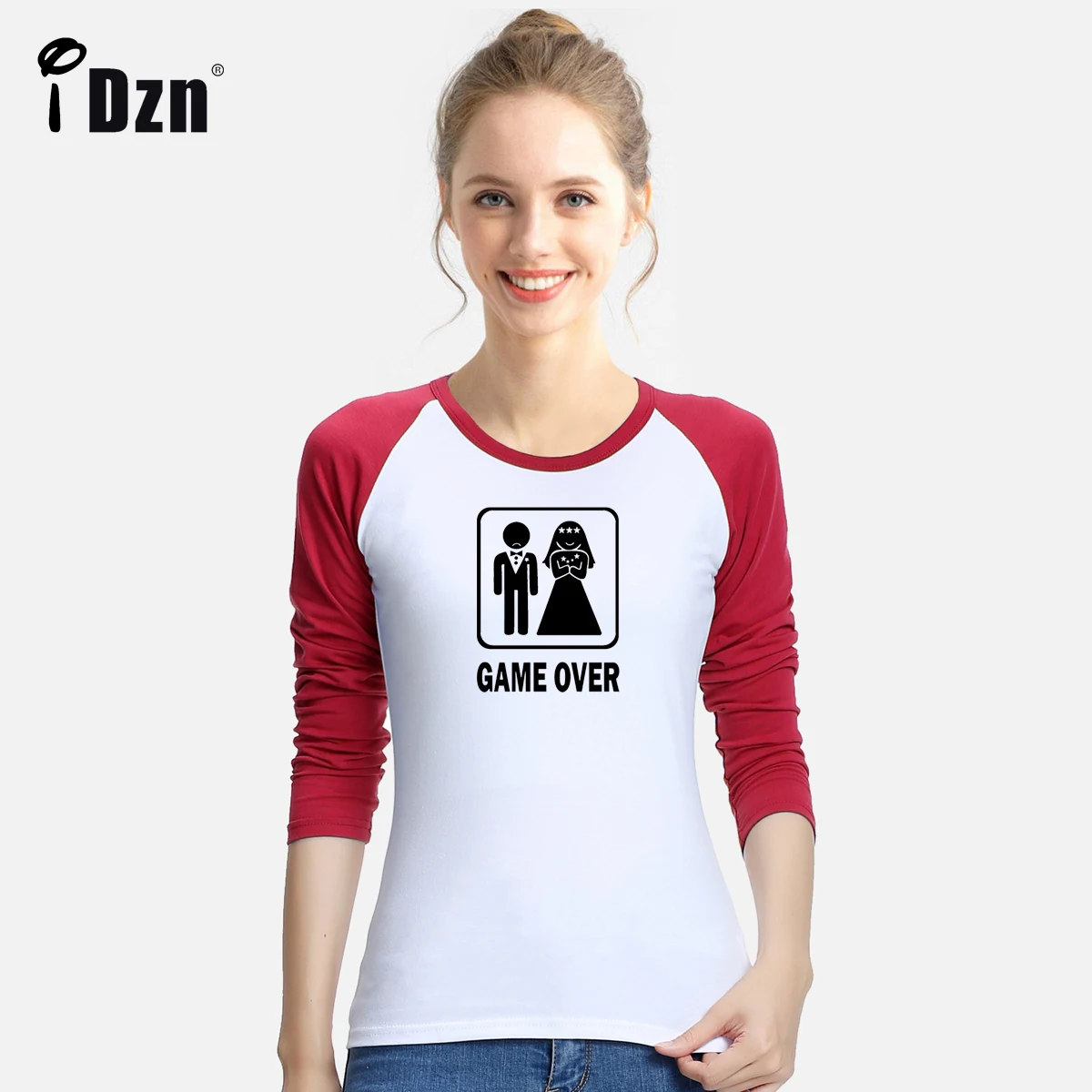 Женская футболка с длинным рукавом забавная проблема Наслаждайтесь жизнью едим