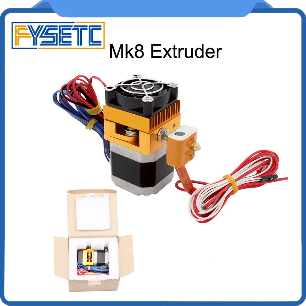MK8 экструдер j головка Hotend сопло 0 4 мм диаметр подачи 1 75 нить дополнительное с