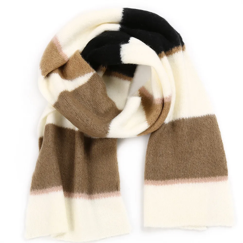 2018 осень зима клетчатый шарф Для женщин женские шарфы широкий решетки длинный