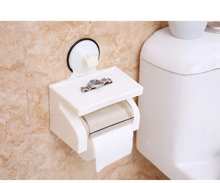 

1PC Amazing Durable Bathroom Toilet Tissue Holder Roll Paper Holder Wall Mounted Waterproof Tissue Box LF 224