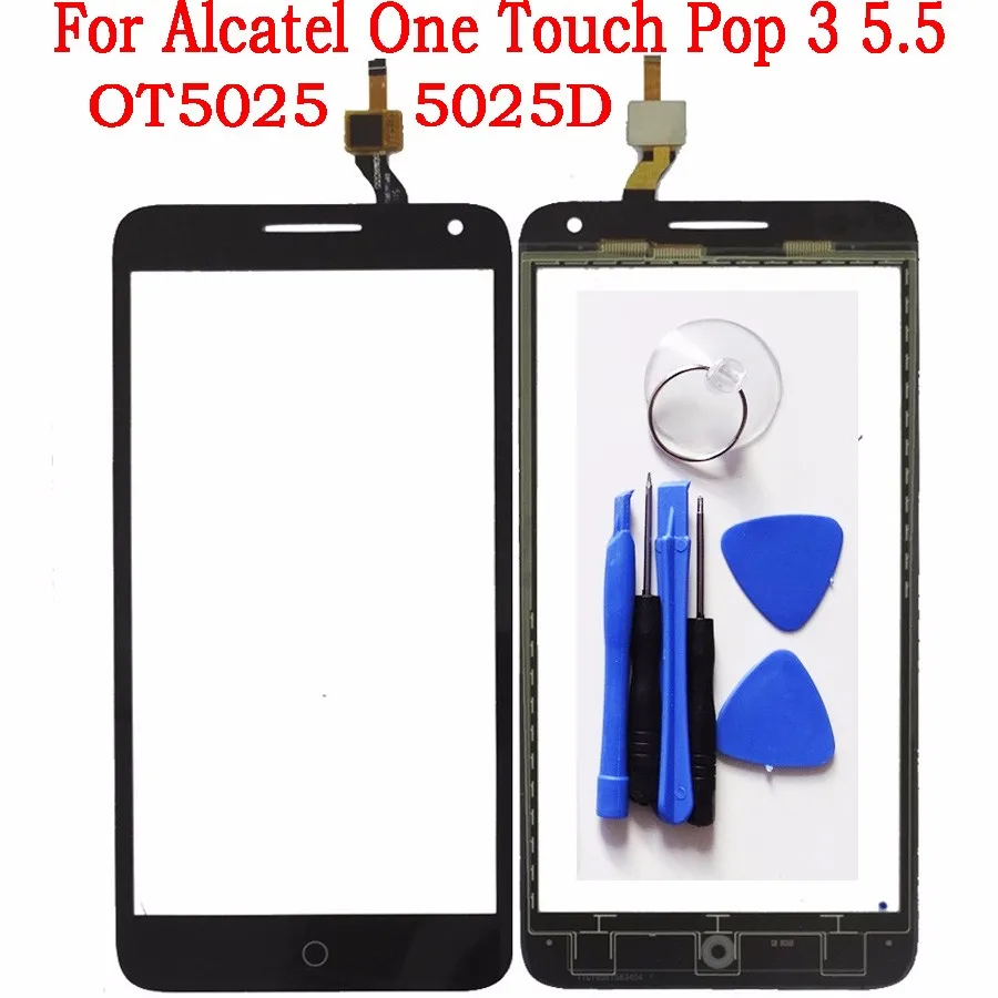 Сенсорный сенсор для Alcatel One Touch Pop 3 5 OT5025 5025D 5025 сенсорный экран стекло дигитайзер