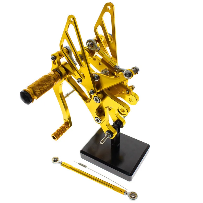 FX CNC Алюминий Регулируемые подножки для мотоцикла задний комплект ножная педаль для ног YAMAHA YZF R1 1998-2003 2002 2001 2000 99