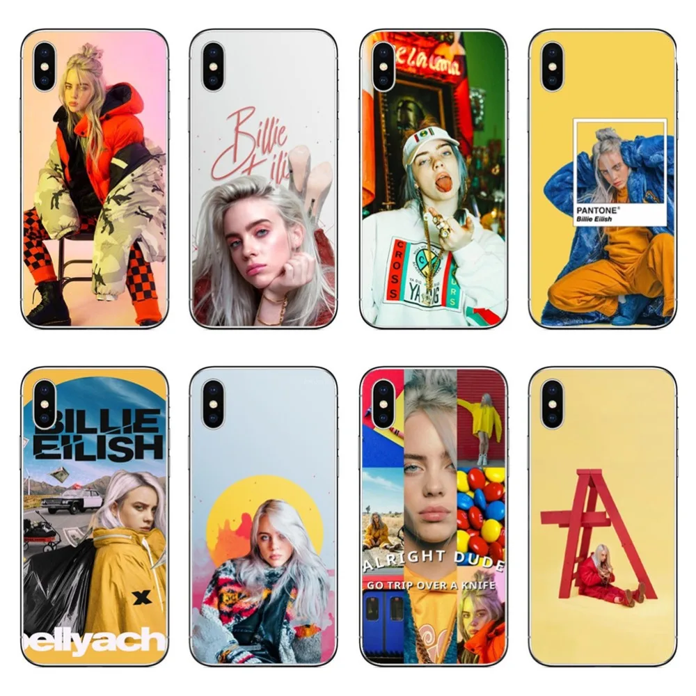 Модные жесткие чехлы для телефонов Billie Eilish Hot Music Singer Star чехол iPhone 5 5S SE 6 6S Plus 7 XS Max XR