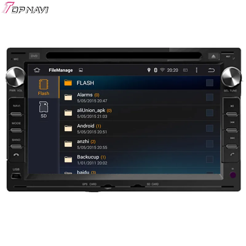 Topnavi 7 ''четырехъядерный Android 6 0 Автомобильный DVD-плеер для VW PASSAT