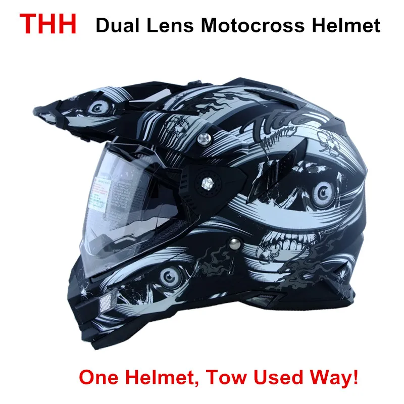 Горячая Распродажа THH шлемы Мото Кросс внедорожный Шлем capacete каско мото гоночный