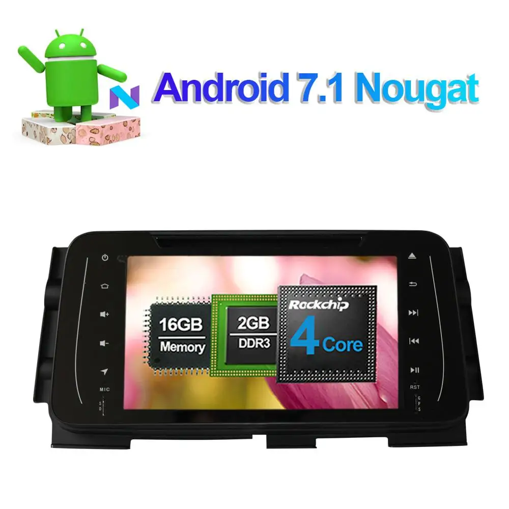 Android 7 1/8 0 Octa Core автомобильный DVD мультимедийный плеер с GPS-навигацией для Nissan Kicks