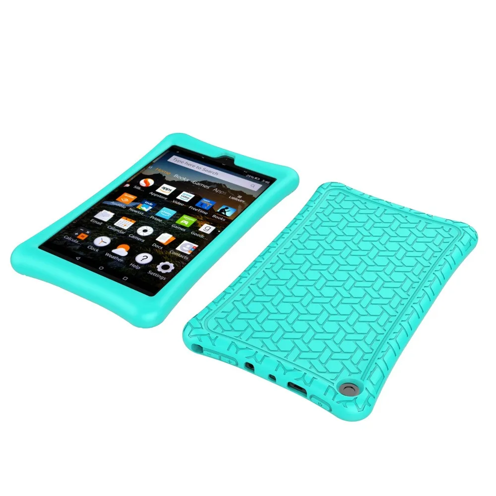 Детский защитный чехол для планшета силиконовый Amazon Kindle Fire HD 8 2016/2017 оптовая