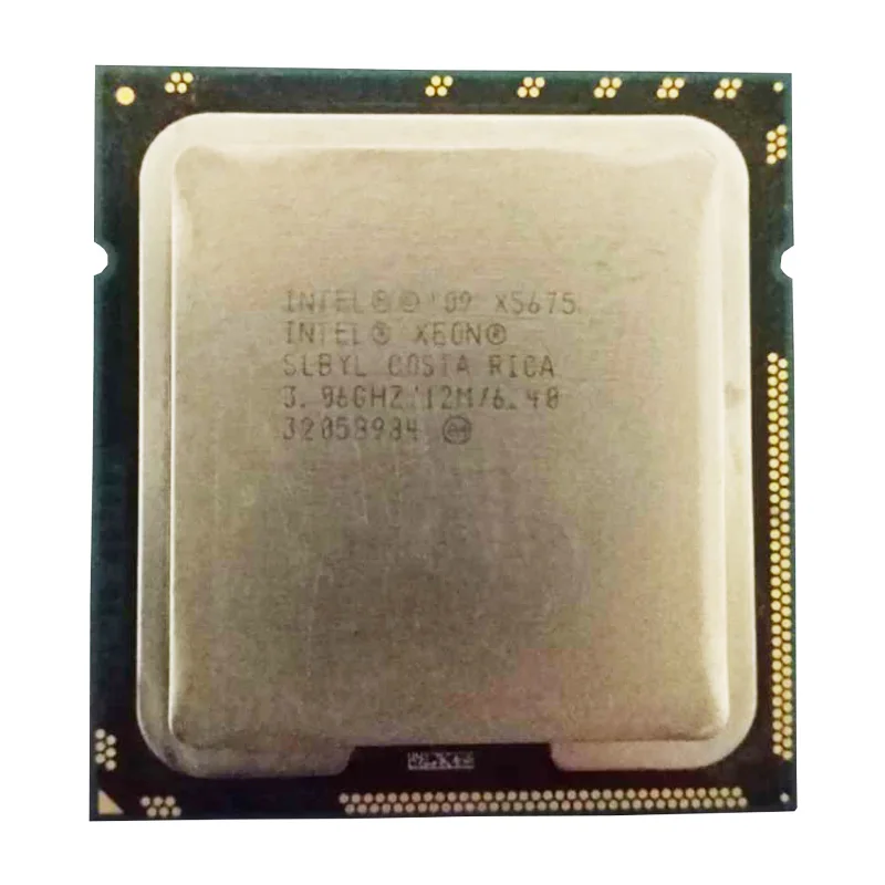 Процессор Intel Xeon X5675 (12 Мб кэш-памяти 3 06 ГГц 6 40 GT/s QPI) LGA 1366x5675 шестиядерный серверный